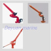 Fire monitor with adjustment by hand lever